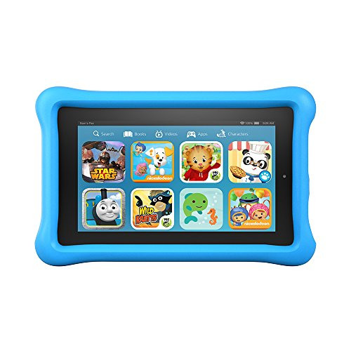 Fire Kids Edition, 7" Display, Wi-Fi, 8 GB, Blue Kid-Proof Case | Amazon (US)