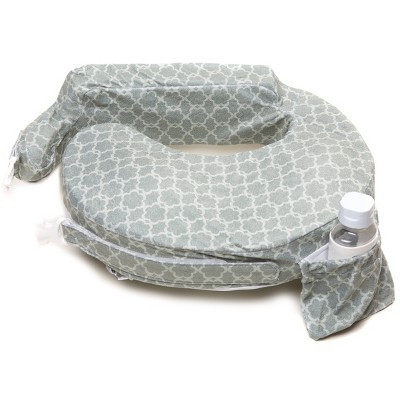 My Brest Friend Deluxe Nursing Pillow - Flower Key Gray | Target