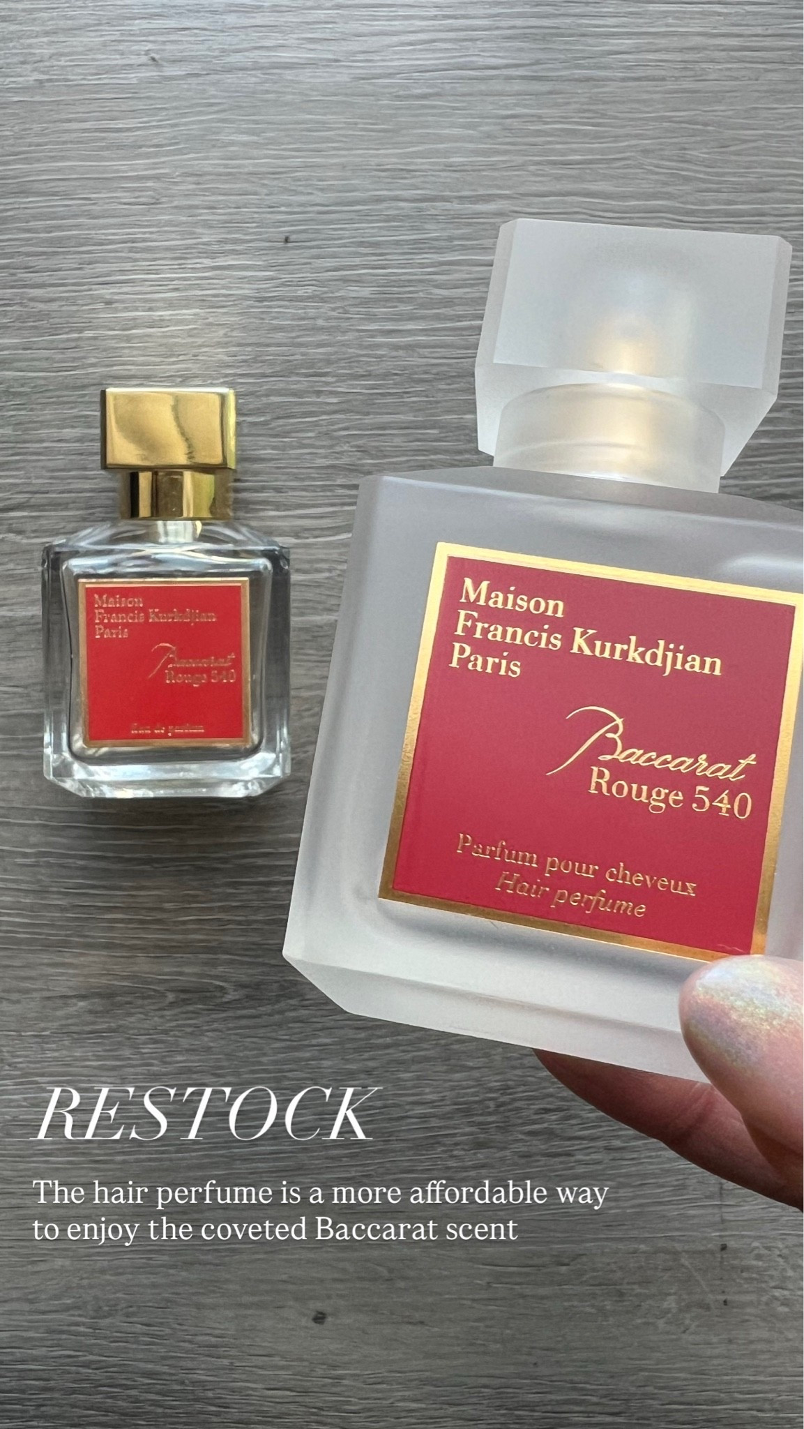 Restock alert! The Baccarat hair perfume is a more affordable way to enjoy the coveted scent! It’s restocked! @nordstrom  #LaidbackLuxeLife

Hey Beautiful! Feel free to comment on this post if you have any questions! 🫶🏽

Follow me for more fashion finds, beauty faves, lifestyle, home decor, sales and more! So glad you’re here!! XO, Karma

#LTKgrwm #LTKBeauty #LTKOver40