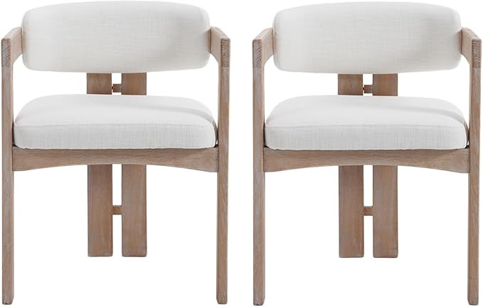 chairus Modern Dining Chairs Set of 2 Fabric Farmhouse Dining Room Chairs Upholstered Cushion Ori... | Amazon (US)