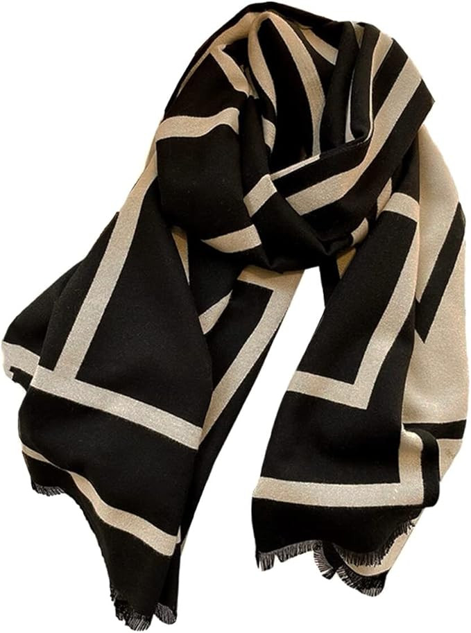 JERLA Cashmere Feel Scarf winter warm large soft Shawl wrap Scarf for women | Amazon (US)