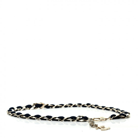 CHANEL

Terry Cloth Chain CC Medallion Belt Blue Gold | Fashionphile
