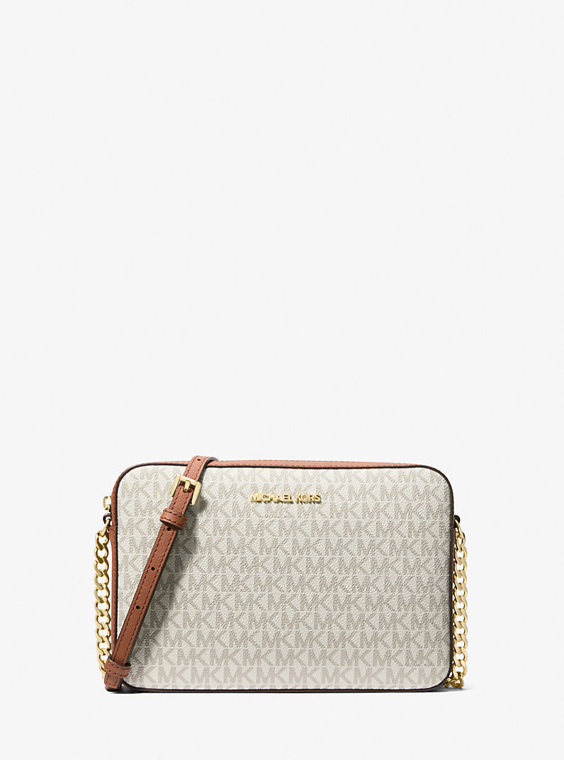 Jet Set Large Printed Logo Crossbody Bag | Michael Kors US