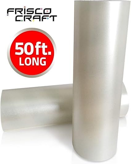 Frisco Craft 4336883150 Transfer Roll 12" x 50 Feet Clear Lay Flat | Application Tape Perfect for... | Amazon (US)