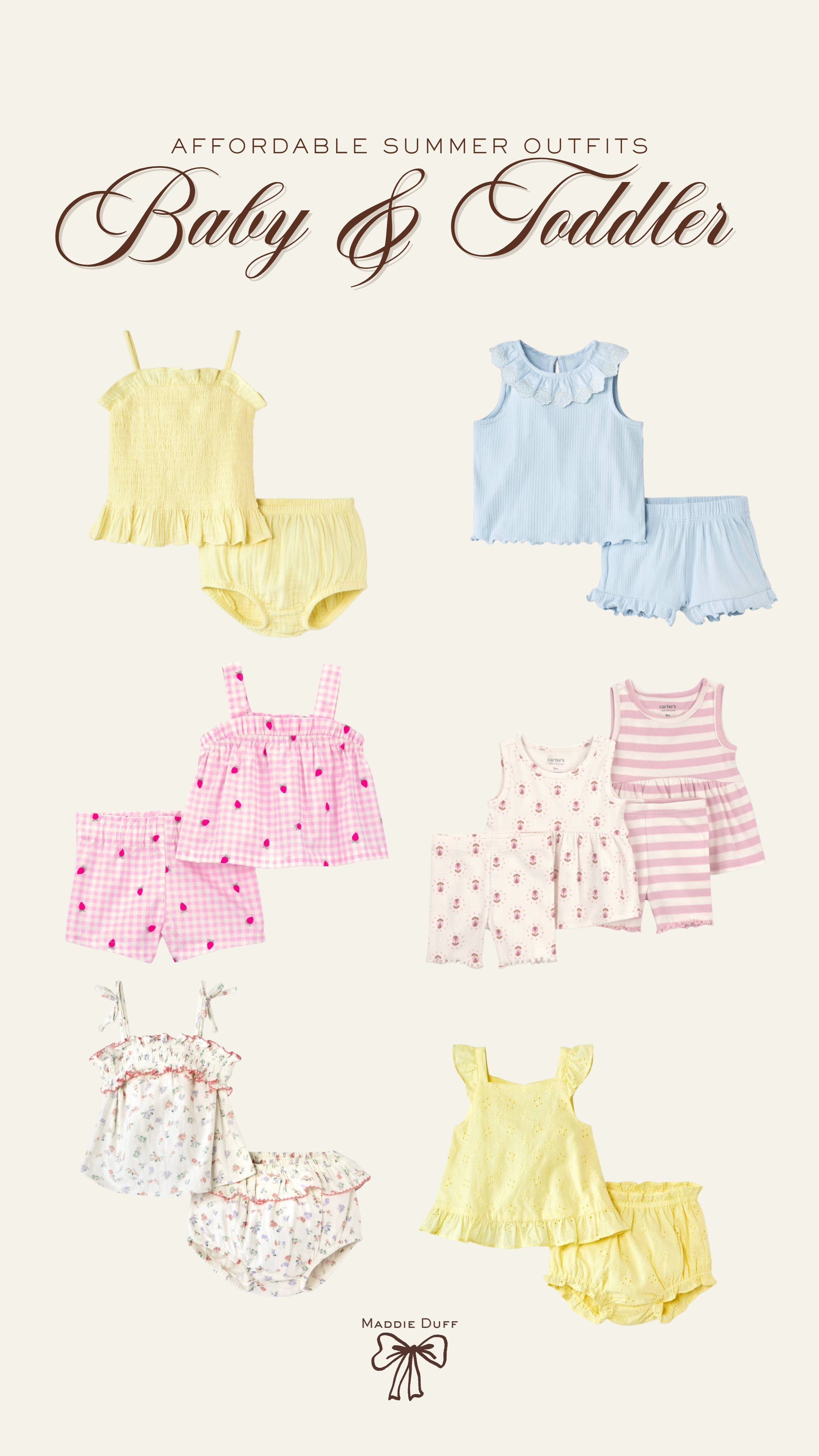 affordable toddler and baby outfits for summer!

summer kids outfits, summer baby outfits, target kids, target baby 

 #LTKBaby #LTKKids