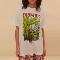 Farm Rio From Brasil To The World Cotton-Jersey T-Shirt - M | Coggles (Global)