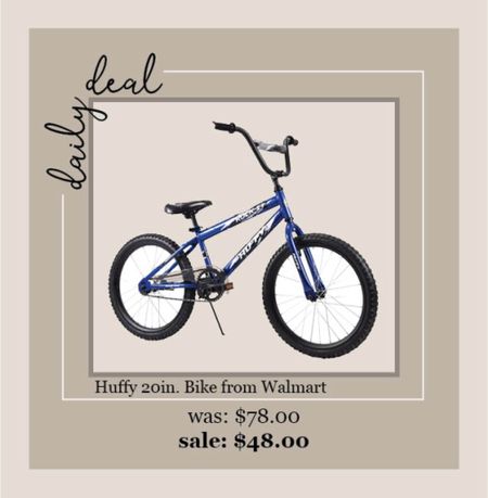 Daily deal! // Black Friday sale // Cyberweek // Huffy bike from Walmart // Walmart find // Walmart must have // Kids bike

#LTKsalealert #LTKkids #LTKCyberweek