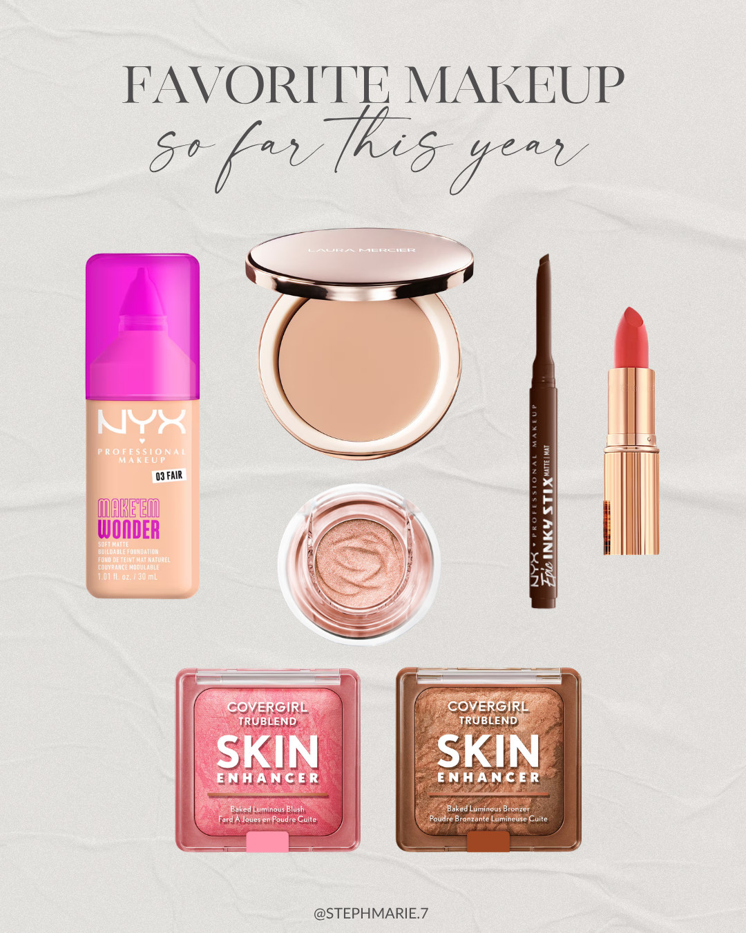 A few makeup favorites so far this year ✨ this foundation from nyx has blown me away and rivals some of my more expensive ones! this lipstick is also a must-have in my rotation! 

 #LTKSeasonal #LTKOver40 #LTKBeauty