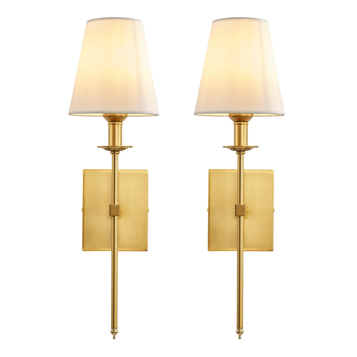Dimmable Indoor Wall Sconces Iron Wallchiere Vanity Lighting Fixtures(Set of 2) (Set of 2) | Wayfair North America