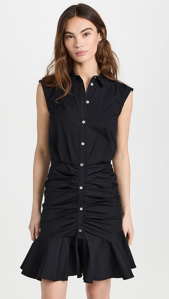 Veronica Beard Ruched Shirtdress | Shopbop | Shopbop