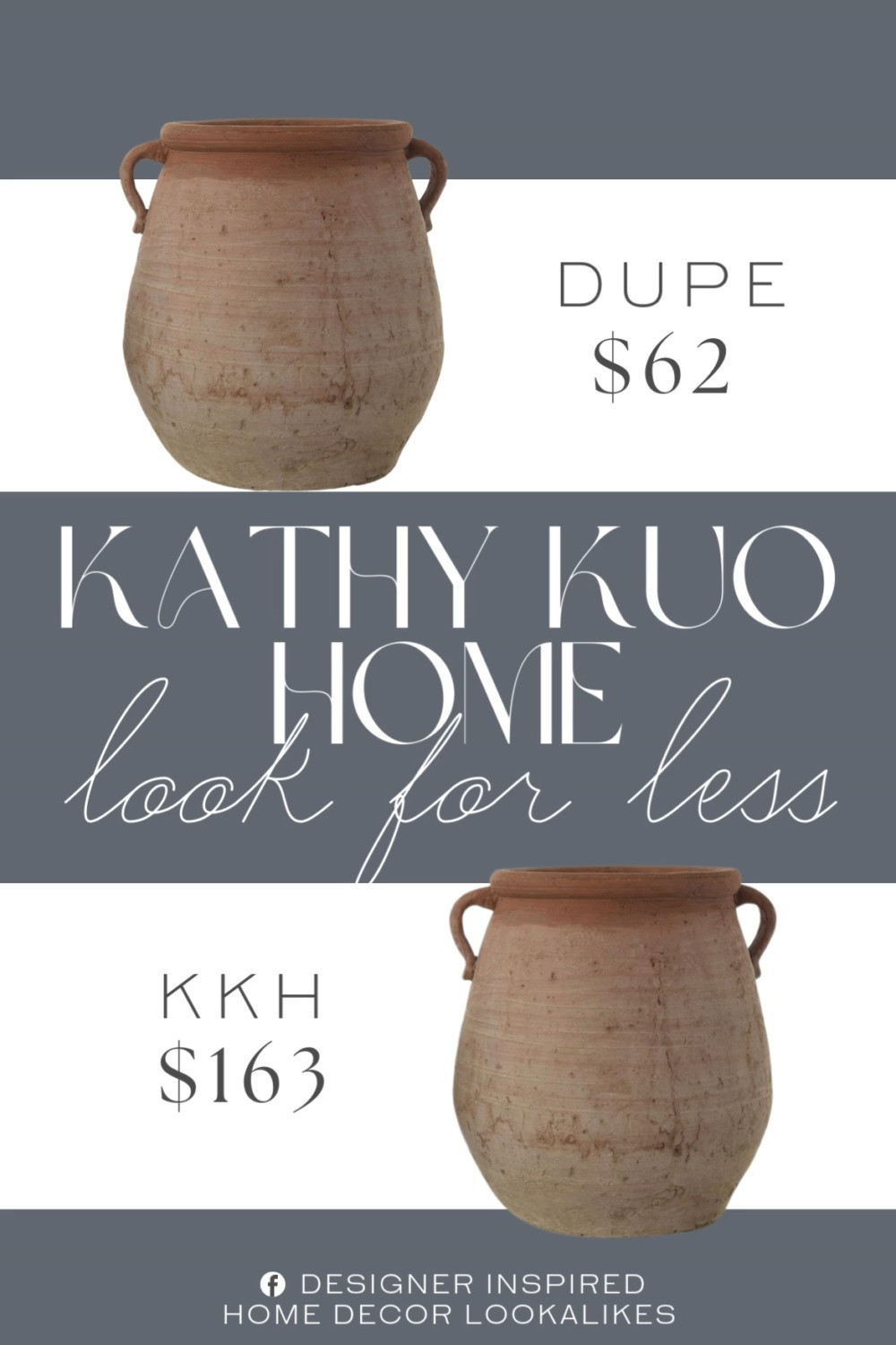 Inspired by Kathy Kuo Home Terracotta Planter Vase. Kathy Kuo Terracotta Planter Vase dupe. Terracotta Planter Vase. Modern Decorative Vase. Entryway Vase Decor. Stylish Plant Pot Vase. Indoor Planter Vase. Affordable Terracotta Vase. Modern Rustic Decor.     

Home more affordable option find copy cat similar look for less budget friendly affordable cheap cheaper beautiful pretty. Clearance sale coupon code discount code promo code luxury lookalike look a like Inspo inspiration inspired by idea ideas Love like these? I share multiple every day in my FB group.
#kathykuohomeinspired #plantervase #decorativevase #terracottavase #accentvase #moderndecor #homedecorfinds #entrywaydecor 

 #LTKHome #LTKFindsUnder100