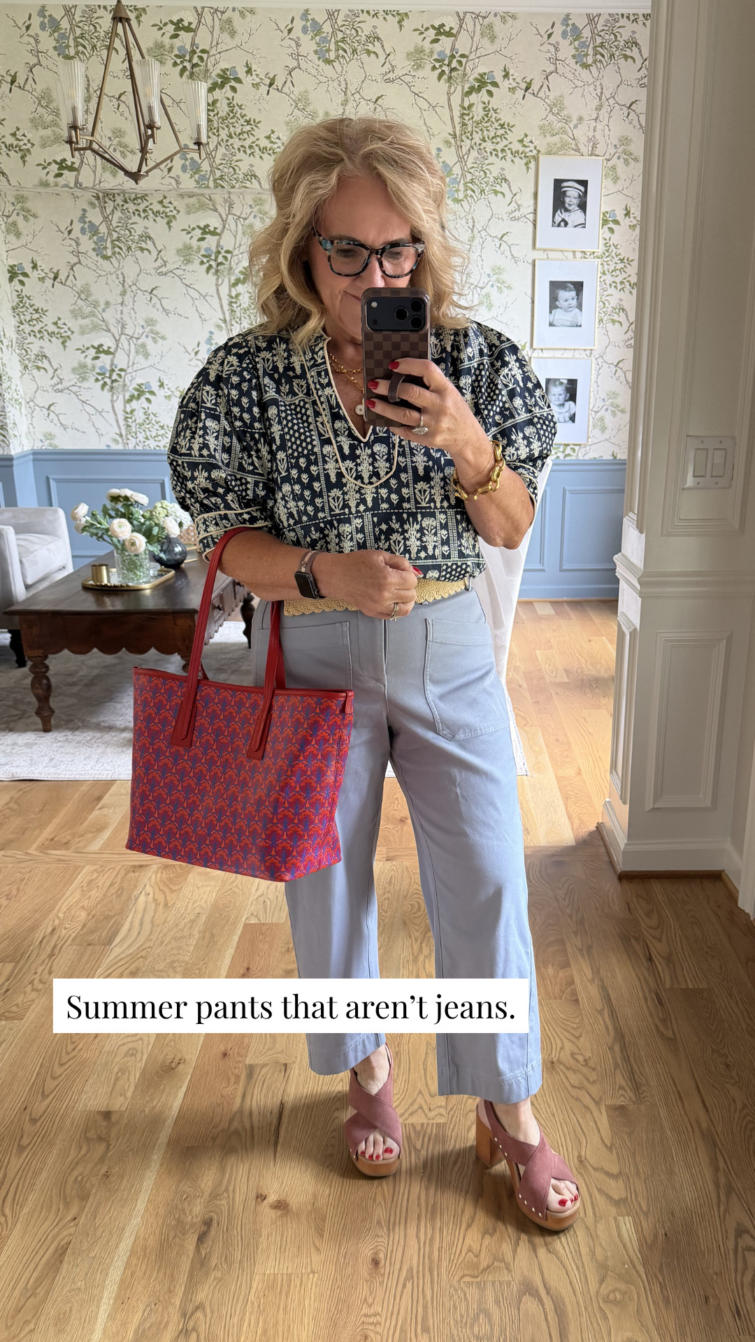 These are the kind of pants I reach for when it's too hot for denim but I still want to look put together. Lightweight, comfortable, and easy to style with everything from printed tops to simple tees. 🫶🏻 

 #LTKootd #LTKSeasonal #LTKWorkwear