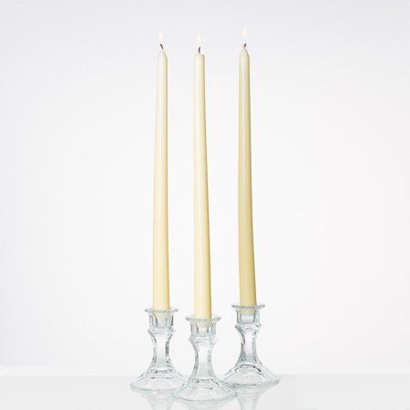 Richland Taper Candles 14 Ivory Set of 50 | Walmart (US)