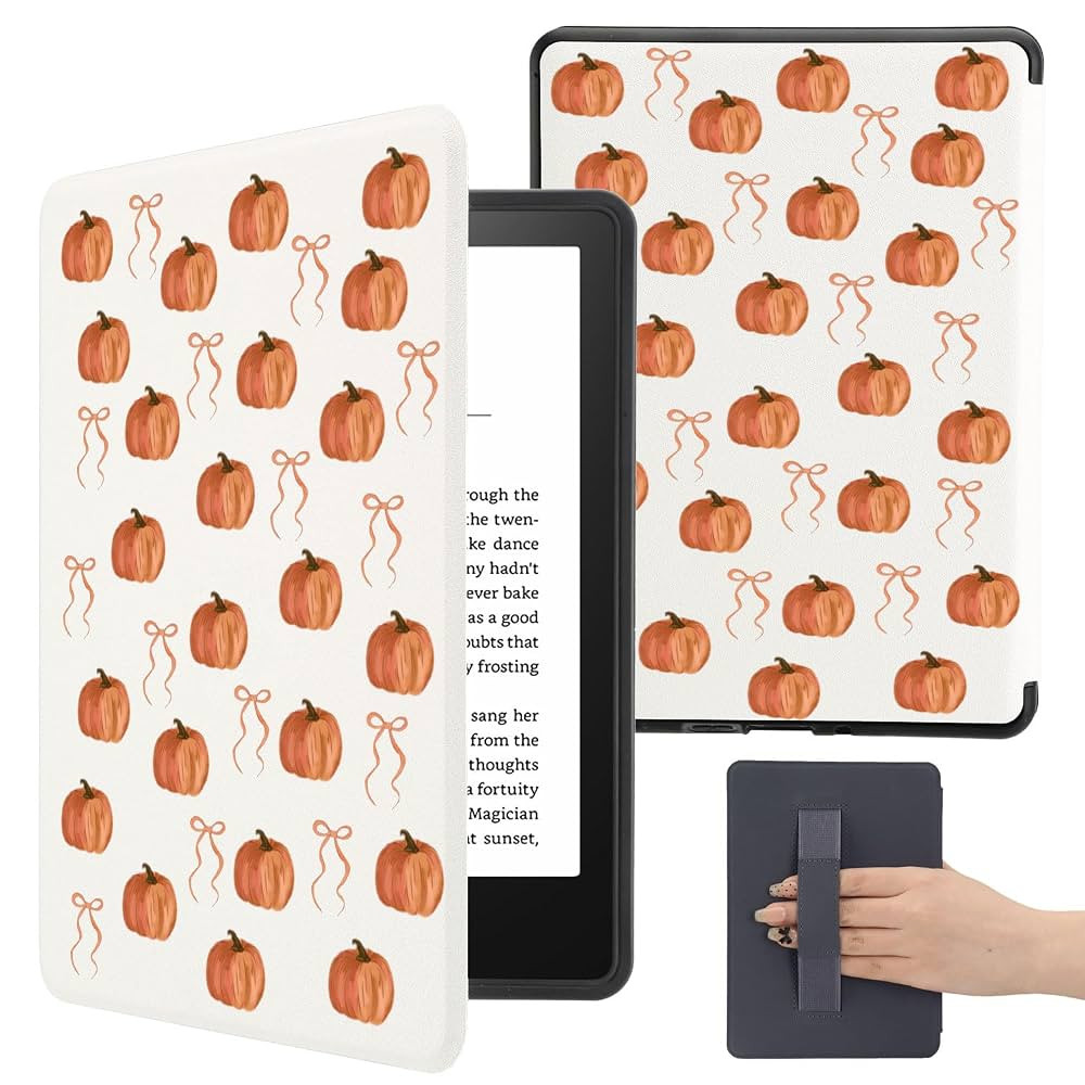 Cute Bow Pumpkin Case for 6" Kindle (11Th Gen 2024&2022) Fall Halloween Unique Design Cover with ... | Amazon (US)