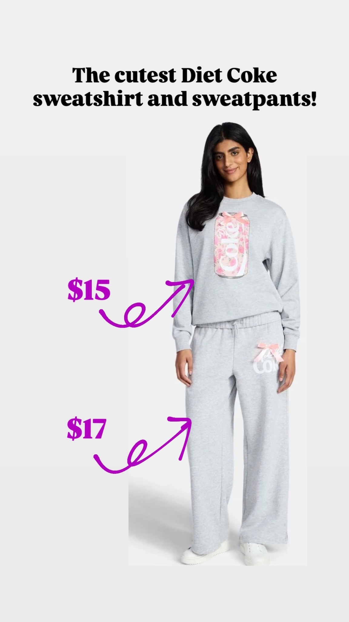 The cutest Diet Coke sweatshirt and sweatpants! 

#LTKValentine #LTKActive #LTKootd
