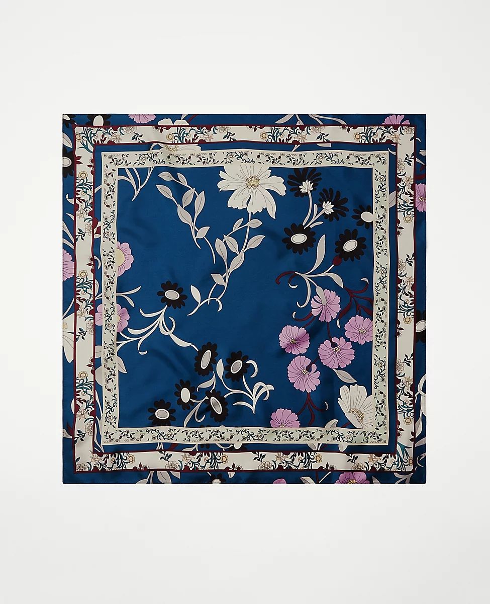 Floral Silk Little Scarf | Ann Taylor (US)