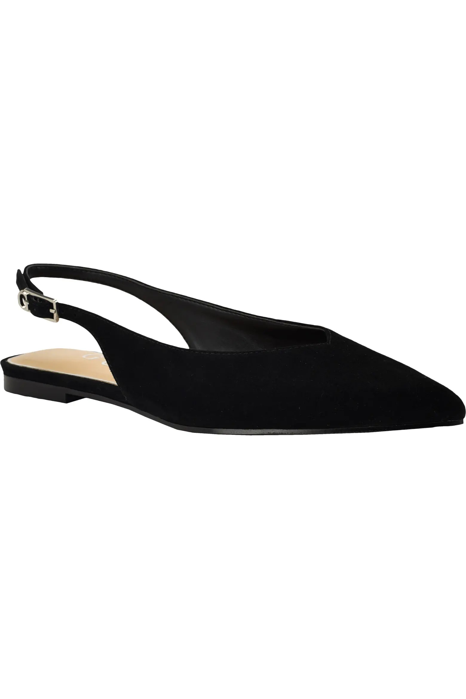 Dorazio Slingback Pointed Toe Suede Flat (Women) | Nordstrom | Nordstrom