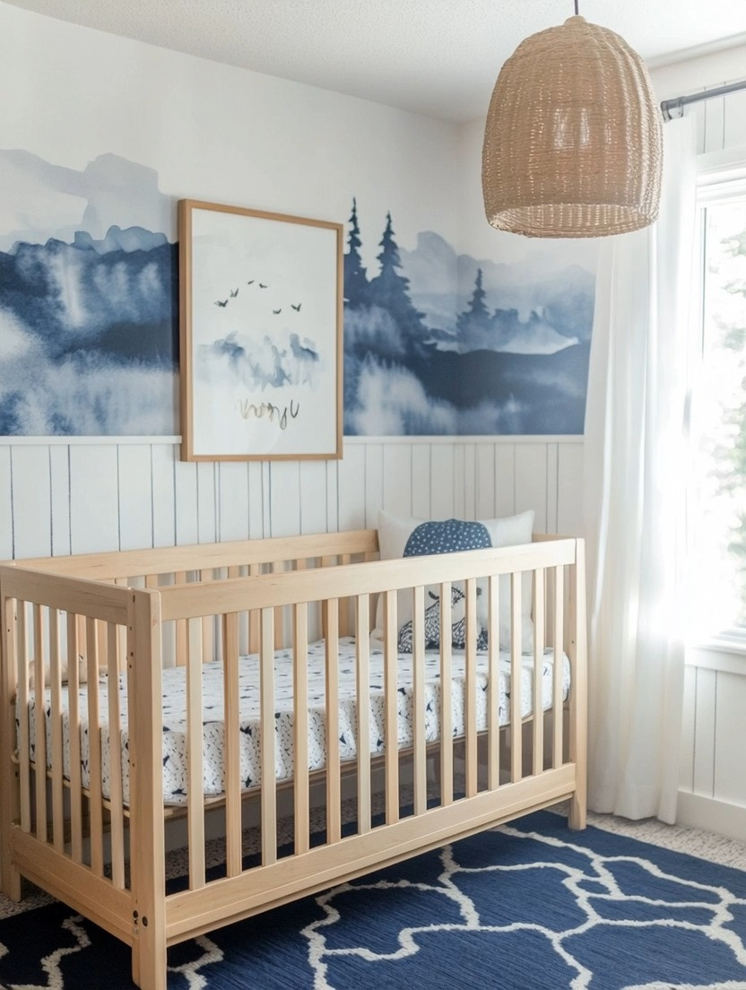 Creating a calm, timeless baby room starts with a soft and thoughtful color palette, and blue and white is one of the most soothing combinations you can choose. This blue-themed nursery blends beautifully with a natural wooden crib, airy white walls, and gentle cloud and space-inspired accents to create a peaceful environment for your baby.

Blue is known for its calming energy, making it perfect for sleep and quiet moments, while white keeps the space feeling light, fresh, and uncluttered. Add simple, soft toys and minimal decor to keep the room visually calm and baby-safe. This look grows effortlessly with your child and works for both modern and classic homes, making it an ideal nursery refresh that doesn’t feel trendy or overwhelming.

Whether you’re designing a baby boy nursery or simply love soft, neutral blues, this setup feels nurturing, elegant, and timeless—exactly what a baby room should be.

#BabyRoomDecor
#NurseryRefresh
#BlueAndWhiteNursery
#BabyRoomInspiration
#ModernNursery
#NeutralBabyRoom
#CalmNurseryDesign 

 #LTKHome