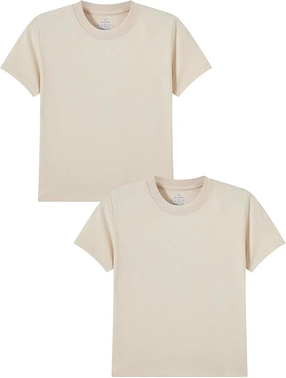 Family Feeling Boys Short Sleeve Crewneck Kids T-Shirts Top Girls Tee | Amazon (US)