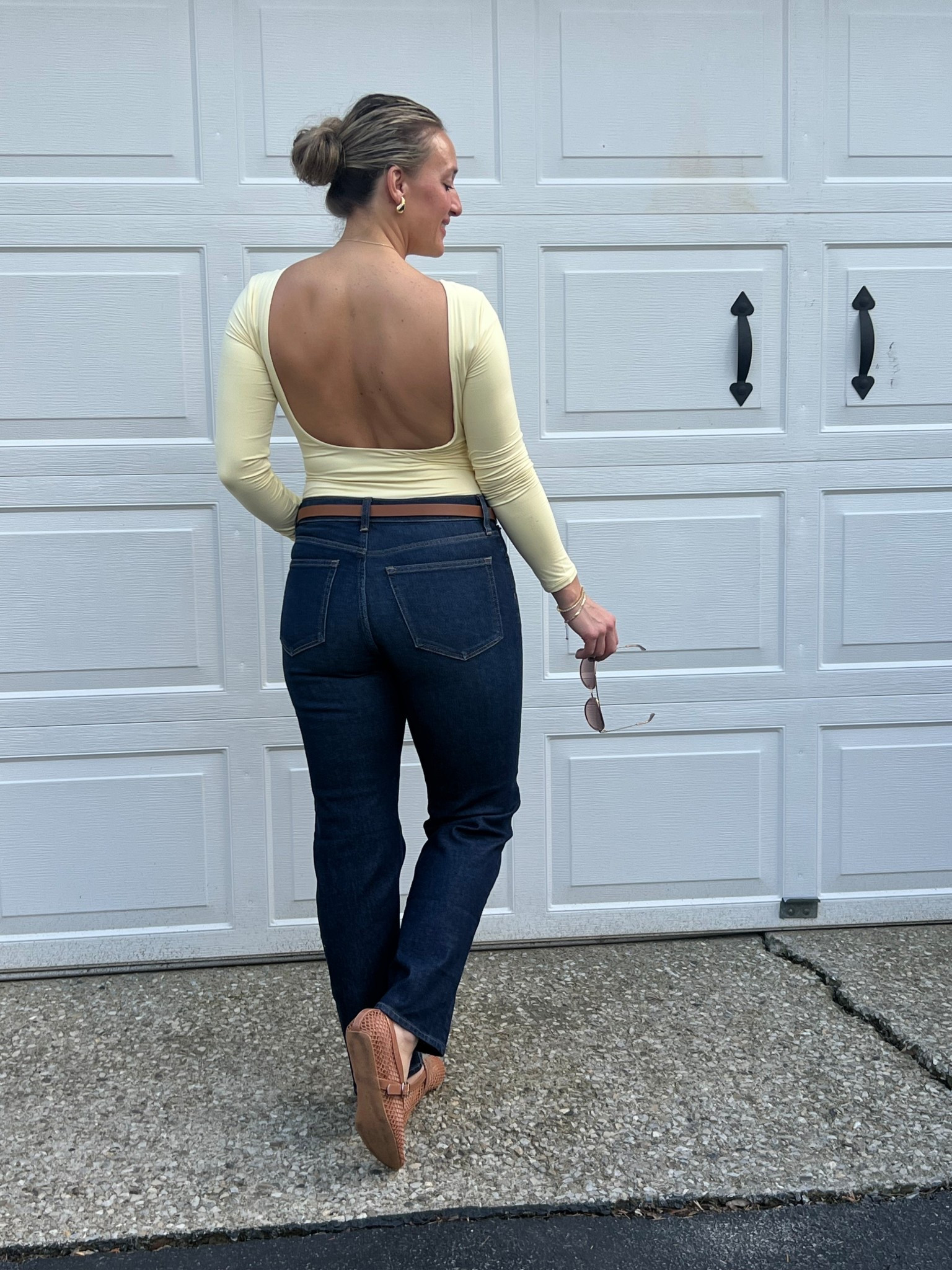 ✨Best I’ve felt in an outfit in a long time! Love the brightness of the yellow & the way these jeans fit & look is perfection!!

5’3 145lbs & curvy
Bodysuit: medium- fits true to size and comes in a lot of colors! (Linking my bra which is $4.10 from Shein 🤣🙈 I sized up to a Large, but it’s perfect for everything backless!)
Denim: size 28 (I’m usually a 6) 50%off!!
Shoes: size 8. Order tts!
Sunglasses: Quay and I’m wearing the heck out of them! Normally sunglasses hurt behind my ears, but these fit so well! 
Belt: 3 pack from Walmart! 

Spring summer ootd casual style backless vacation date night resort wear outfit yellow denim jeans ￼


#LTKBeauty #LTKSaleAlert #LTKootd