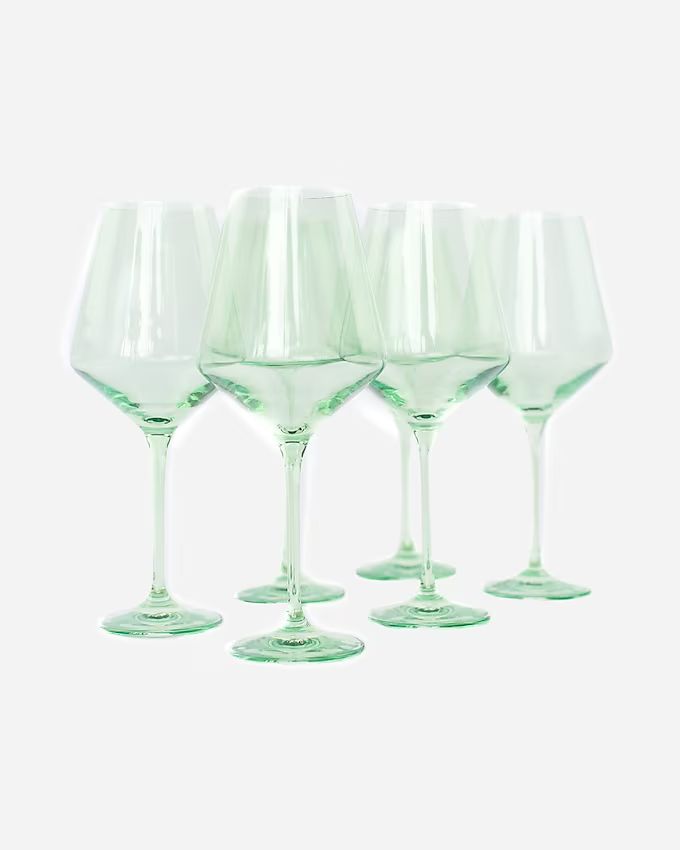 Estelle Colored Glass stemware set-of-six | J. Crew US