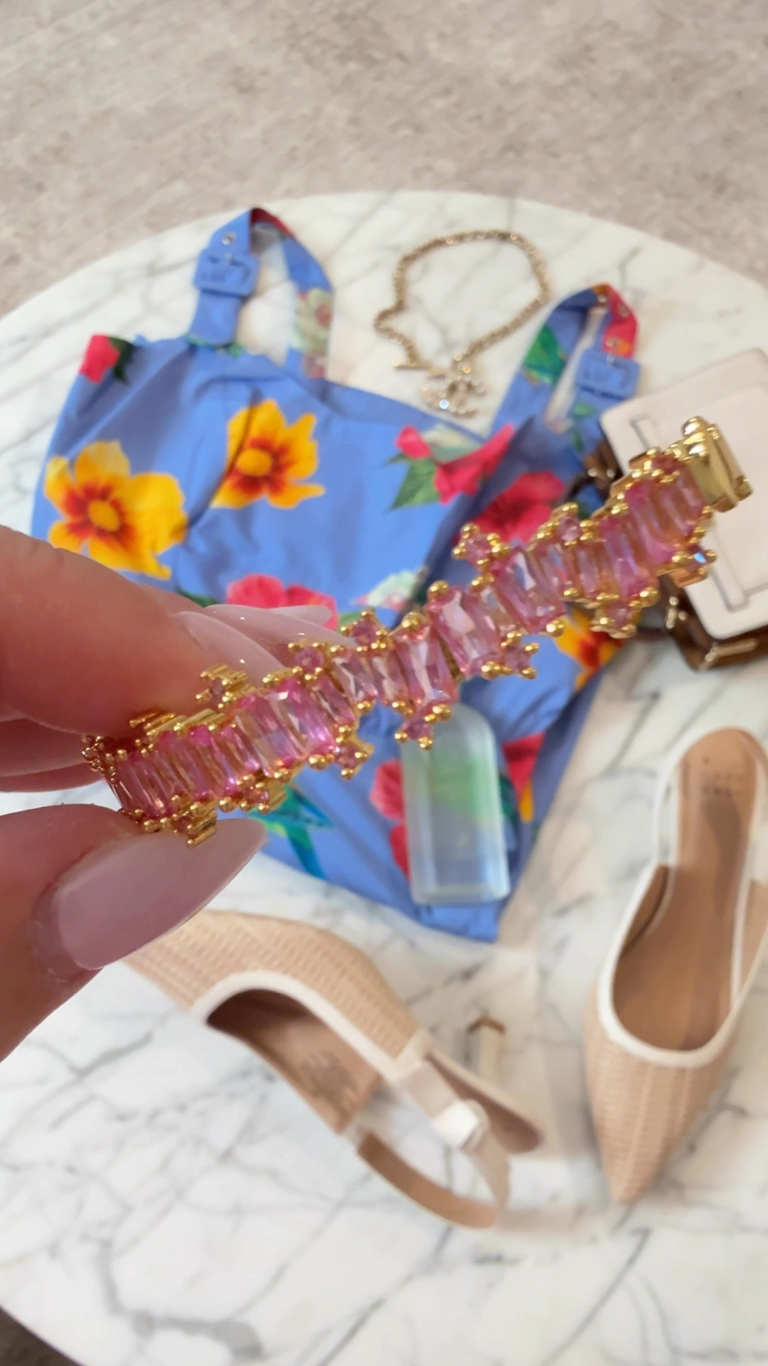 The prettiest wedding guest dress
Runs SMALL size up
I made the mistake of getting a one X and it is too small. I couldn’t even get into it.
Bracelet is not linkable here - it’s Khoi

#LTKPlusSize #LTKFindsUnder100 #LTKWedding