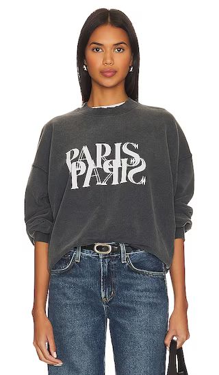 Jaci Paris Sweatshirt in Washed Black | Revolve Clothing (Global)
