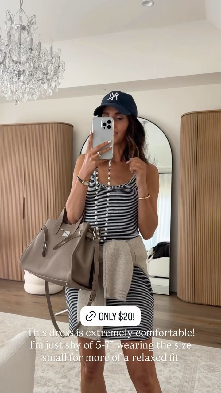 This dress is extremely comfortable! I’m just shy of 5-7” wearing the size small for a relaxed fit  

#LTKSeasonal #LTKgrwm #LTKootd