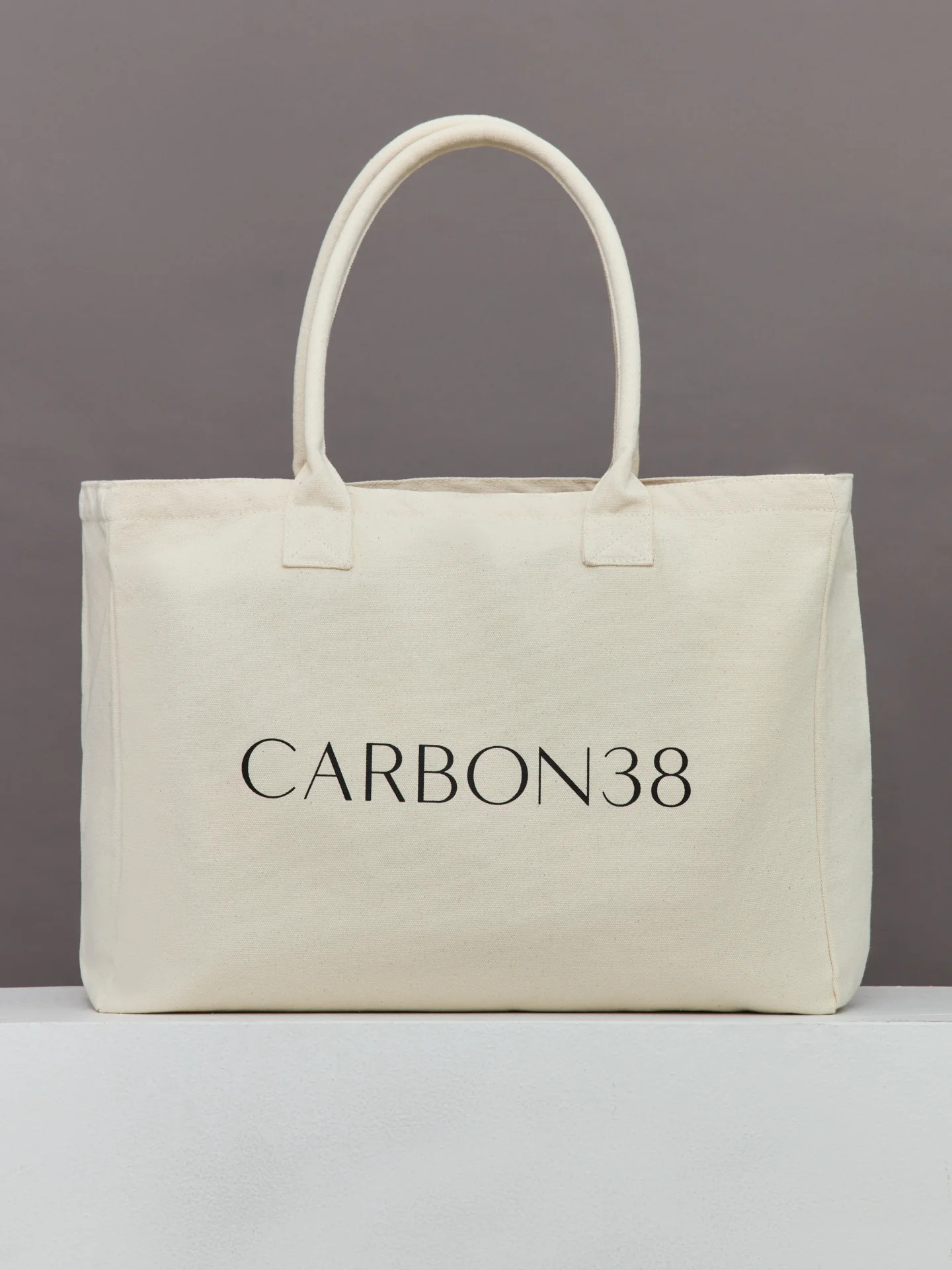 Carbon38 Carbon38 Canvas Tote - Natural - Size OS | Carbon38