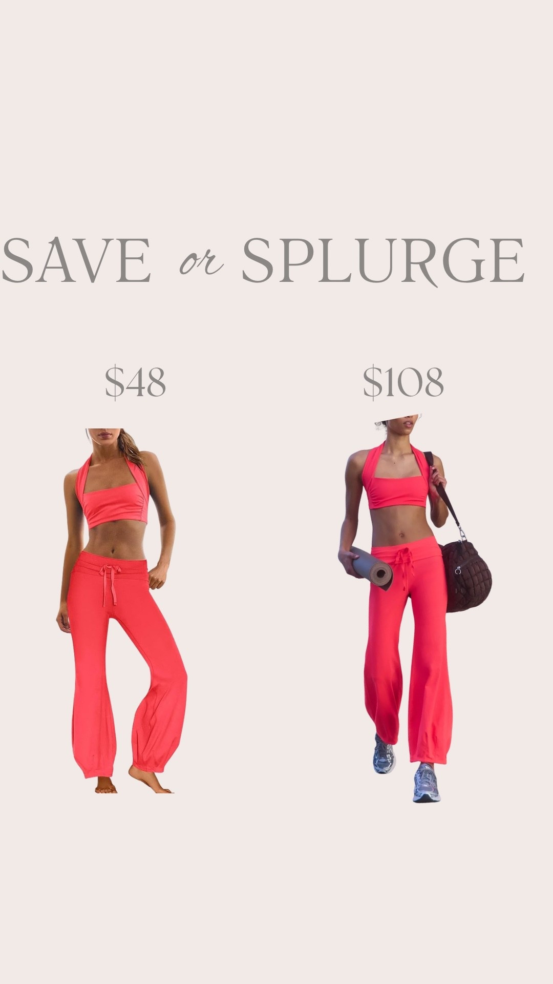 Save vs splurge

#LTKdayinmylife #LTKgrwm #LTKootd