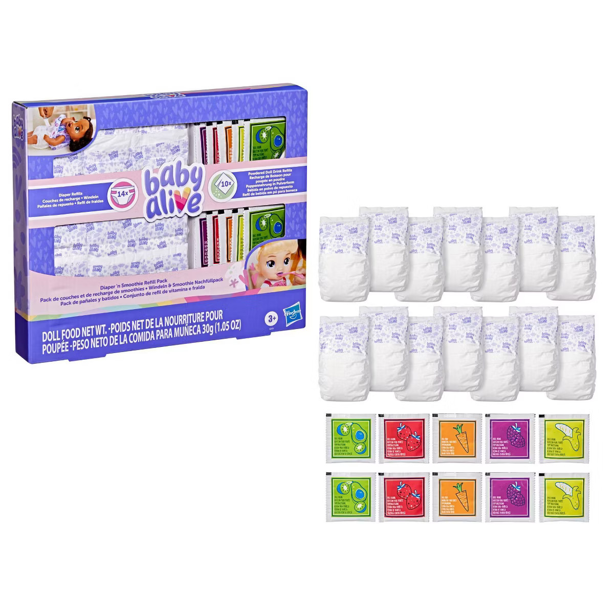 Baby Alive Diaper 'n Smoothie Refill Pack | Target