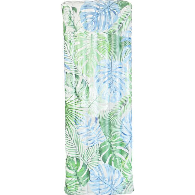 Deluxe Pool Raft with Palm Print | Maisonette