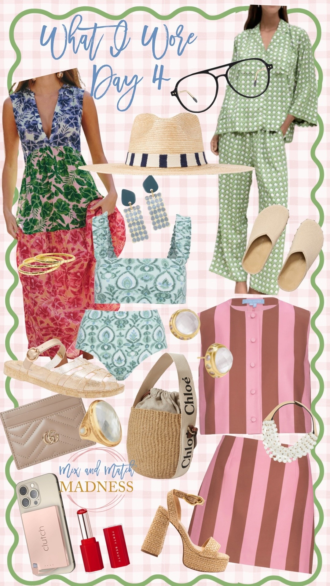 Spring Break ready?!?  Now is the time to start planning. I’m sharing all of my favorites from our last trip.☀️

Pajamas - xs 
Rothy’s - 7
Bikini - small
Coverup - xs
Jelly’s - 8 
Hat -m/l
Stripe Top - xs
Stripe Skirt - xs
Shoes - 8 

#LTKSeasonal #LTKTravel #LTKOver40