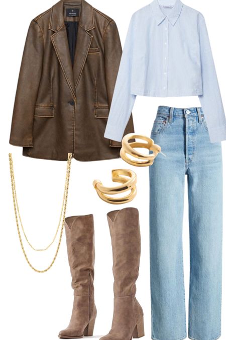 Mixing staple pieces with a couple trending items for fall to create this western inspired street wear look 🤎🤎🤎

#LTKworkwear #LTKstyletip #LTKxPrime