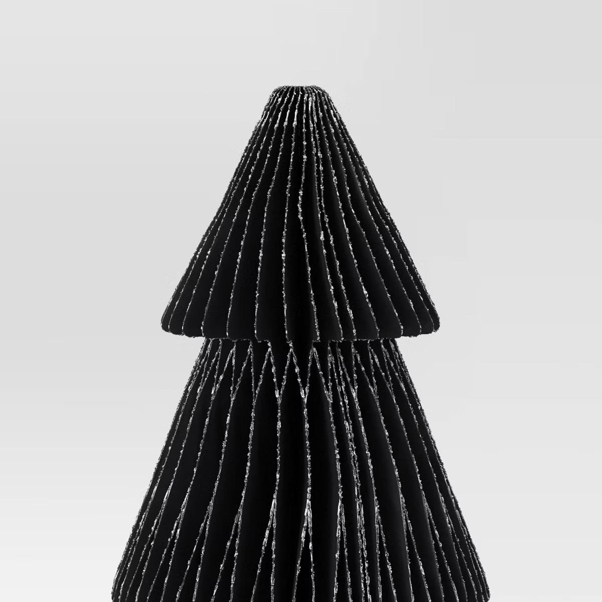 2pc Paper Honeycomb Tree Christmas Figurine Set - Wondershop™ Green/Black | Target