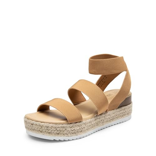 DREAM PAIRS Strappy Espadrille Platform Wedge Sandals for Women Dressy Summer, Comfortable Open T... | Amazon (US)
