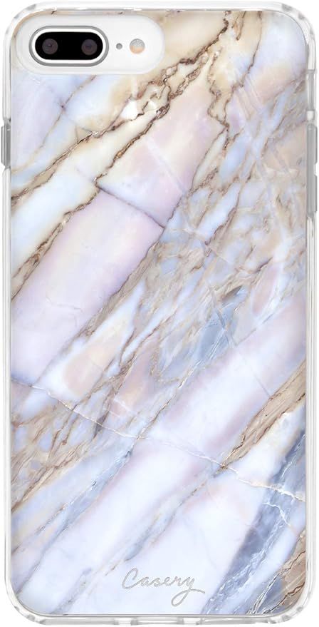 Casery Case Designed for The Apple iPhone, Shatter Marble (White Stone) - Military Grade Protecti... | Amazon (US)