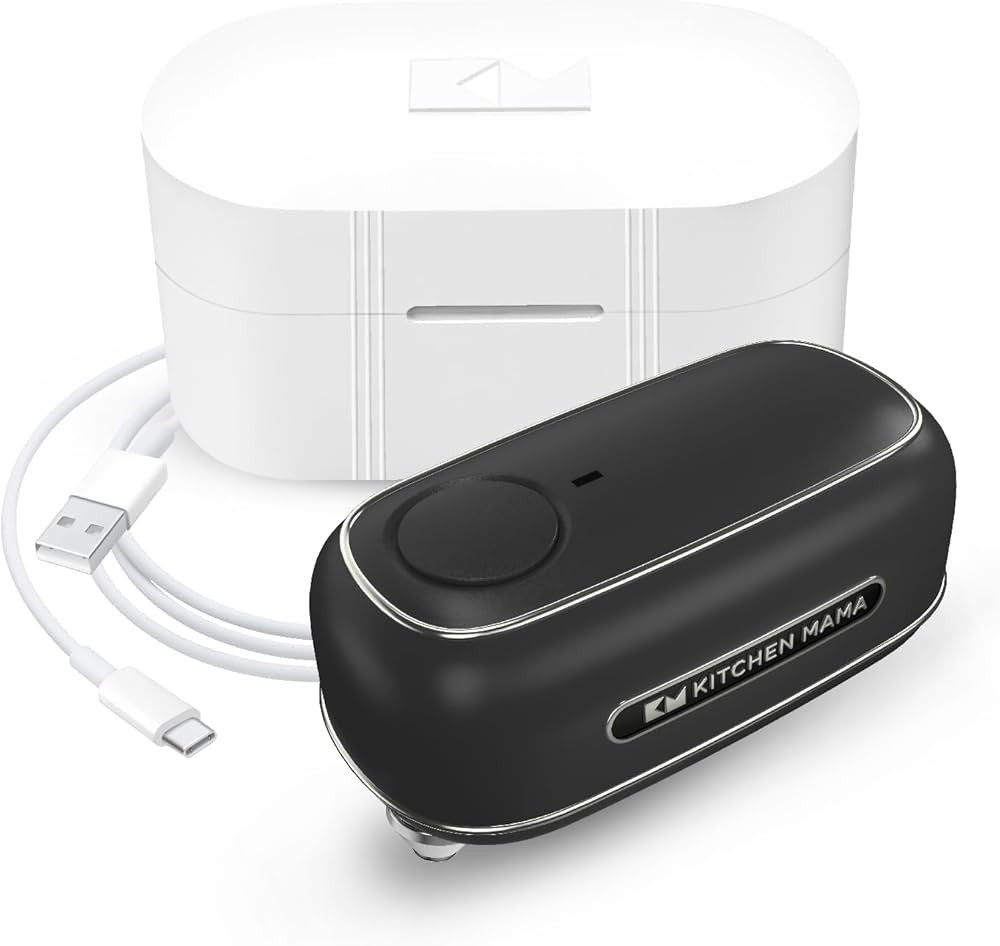 Kitchen Mama Orbit One Rechargeable Can Opener: Hands-Free Operation, Type-C Charging, Automatic ... | Amazon (US)