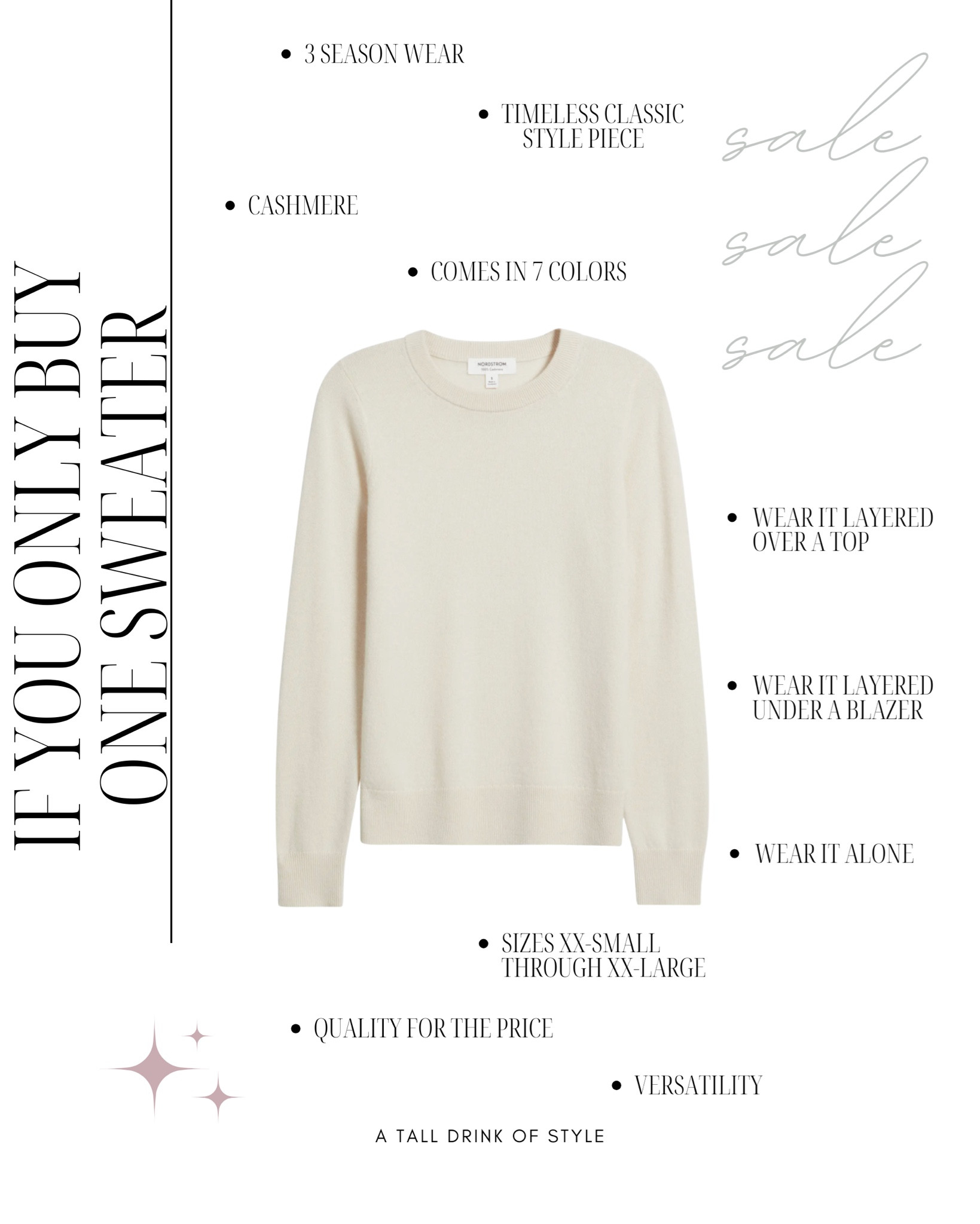 If you only buy ONE SWEATER from the same… let this be it.

#LTKSeasonal #LTKOver40 #LTKSaleAlert
