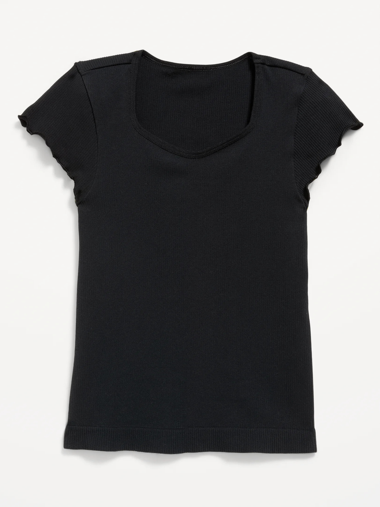 Fitted Seamless Ribbed  Performance Top for Girls | Old Navy (US)