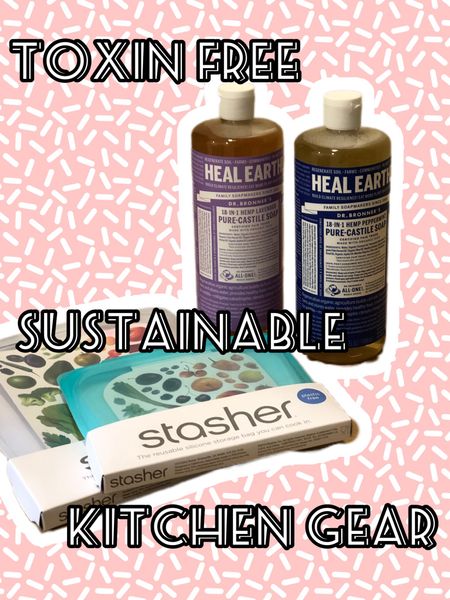 Sustainable toxic free kitchen gear ✨ Stasher reusable ziplocs made from recycle materials and Dr. Bronner’s pure Castile soap—great for so many uses! 👏


#LTKfamily #LTKhome