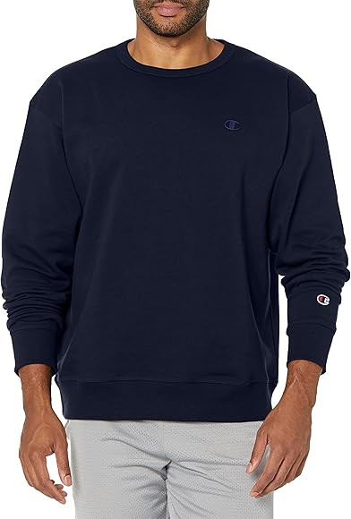 Champion Men's Powerblend Crewneck Sweatshirt,Best Crew Sweatshirts for Men(Reg. or Big & Tall) | Amazon (US)