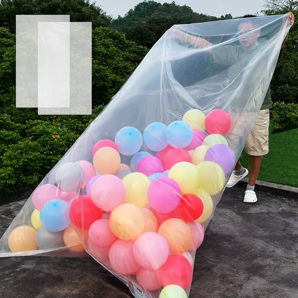 balloon bags (2Pcs),balloon transport bags transparent giant storage bags(2pcs)98 x 59 inch | Amazon (US)