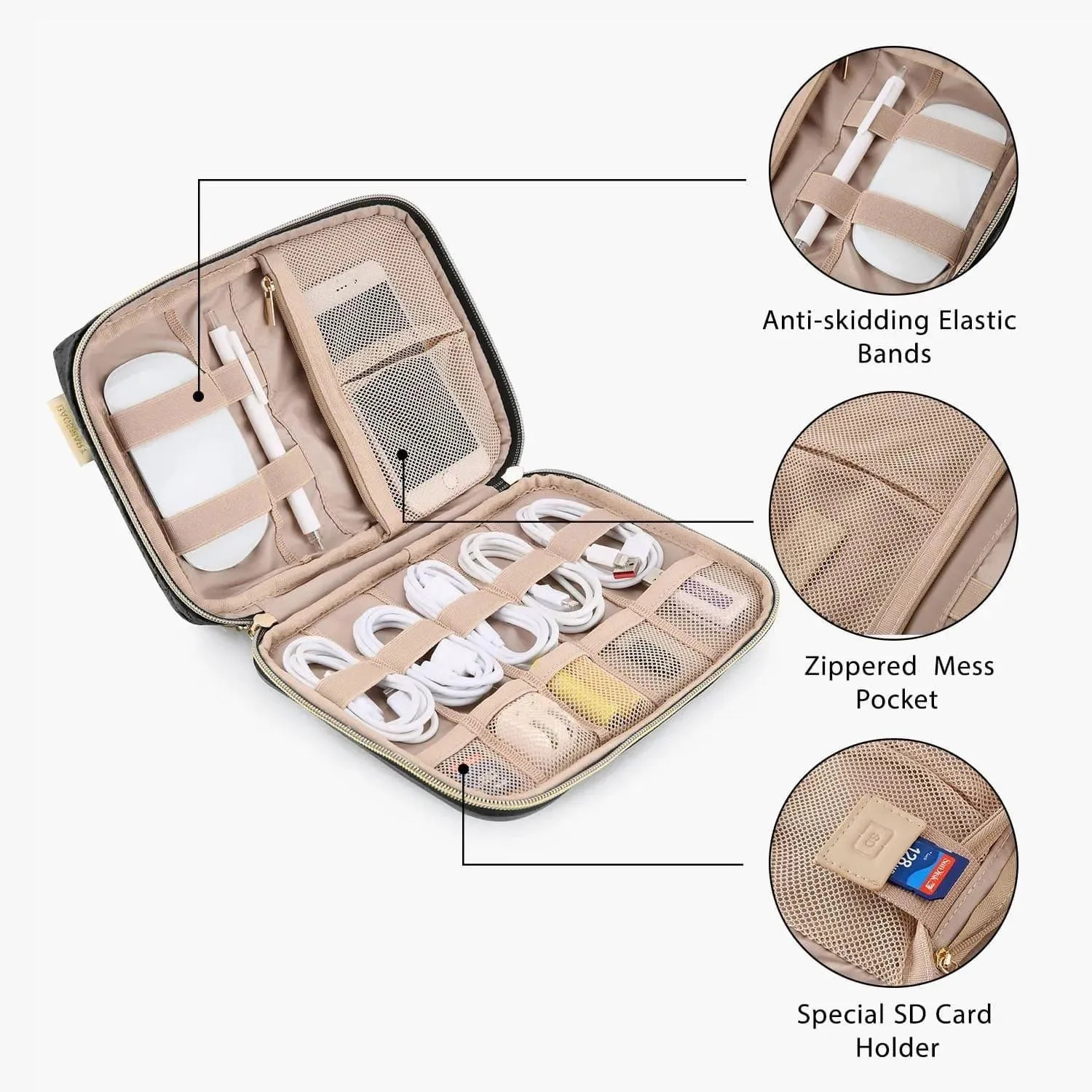 Athena Practical & Portable Electronic Organizer | Bagsmart