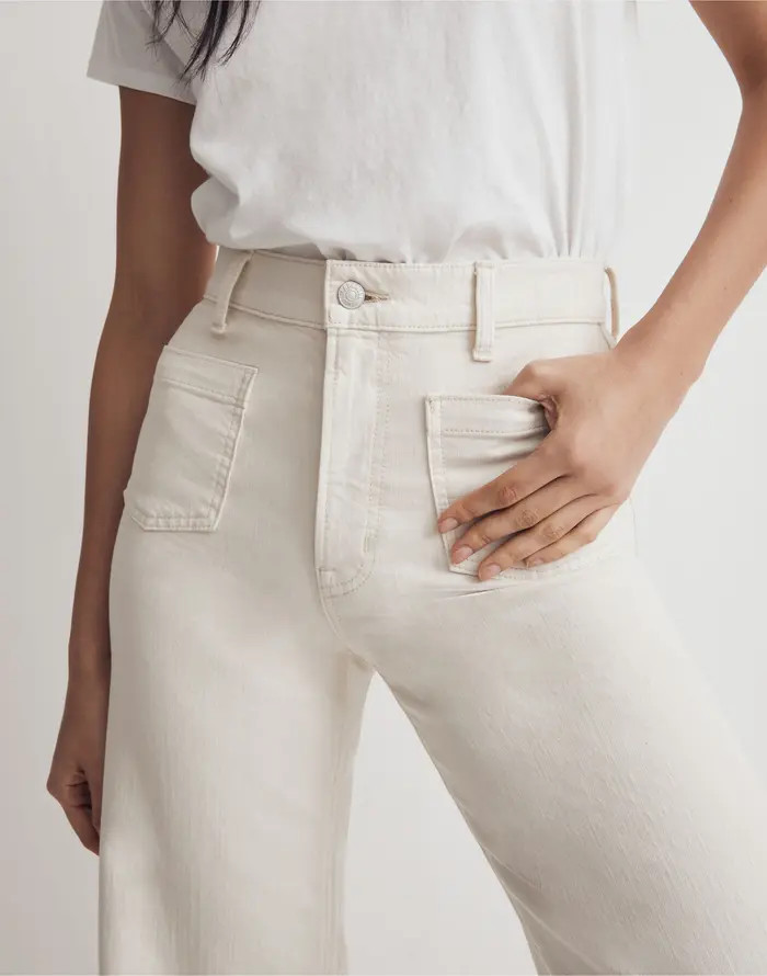 The Perfect Vintage Patch Pocket High Waist Wide Leg Jeans | Nordstrom