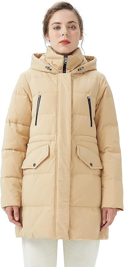 Orolay Women's Puffer Winter Down Coat Thickened Parka Jacket with Hood | Amazon (US)