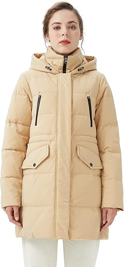 Orolay Women's Puffer Winter Down Coat Thickened Parka Jacket with Hood | Amazon (US)