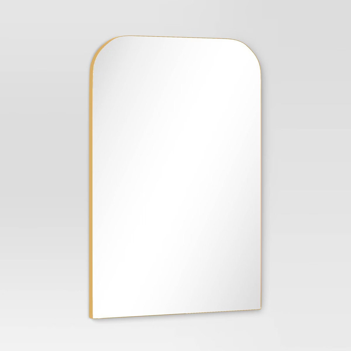 24" x 36" Infinity Mantle Mirror Brass - Threshold™: Rust-Resistant, Wall Mount, Modern Decor | Target