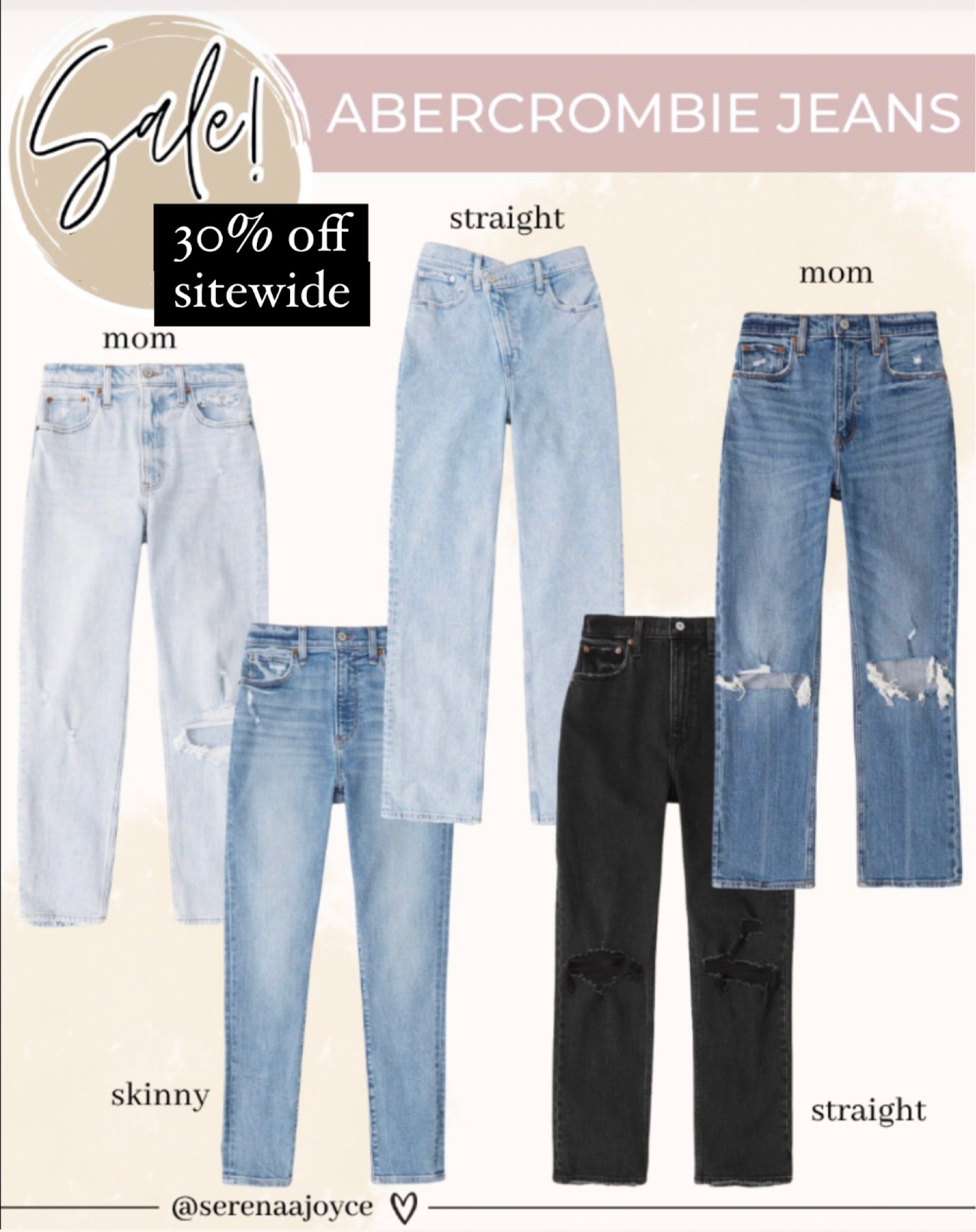 Abercrombie jeans sale

#LTKsalealert #LTKunder100

#LTKSeasonal #LTKCyberweek #LTKHoliday