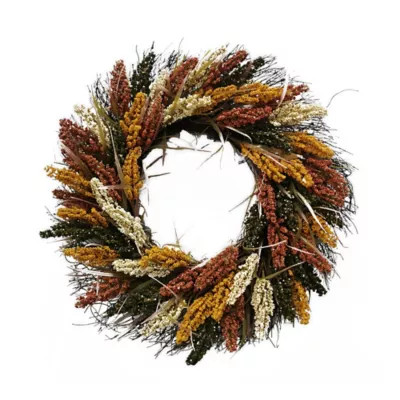 Bee & Willow™ Home Harvest 22-Inch Faux Heather Wreath | Bed Bath & Beyond